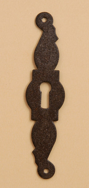 Schlüsselschild Nr. 264 RA, Oberfläche in Rost Antik.