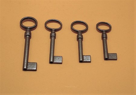 Schlüßel,Schlüssel Rohling weibchen 70 mm mit LochEisen 
